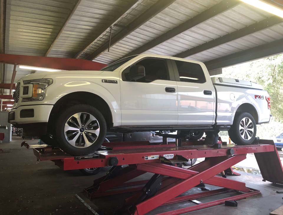 Ford-F150-on-alignment-rack